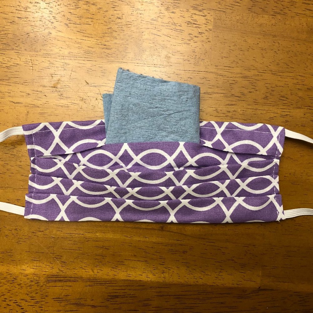 Facemask, Adult size, pocket for filter